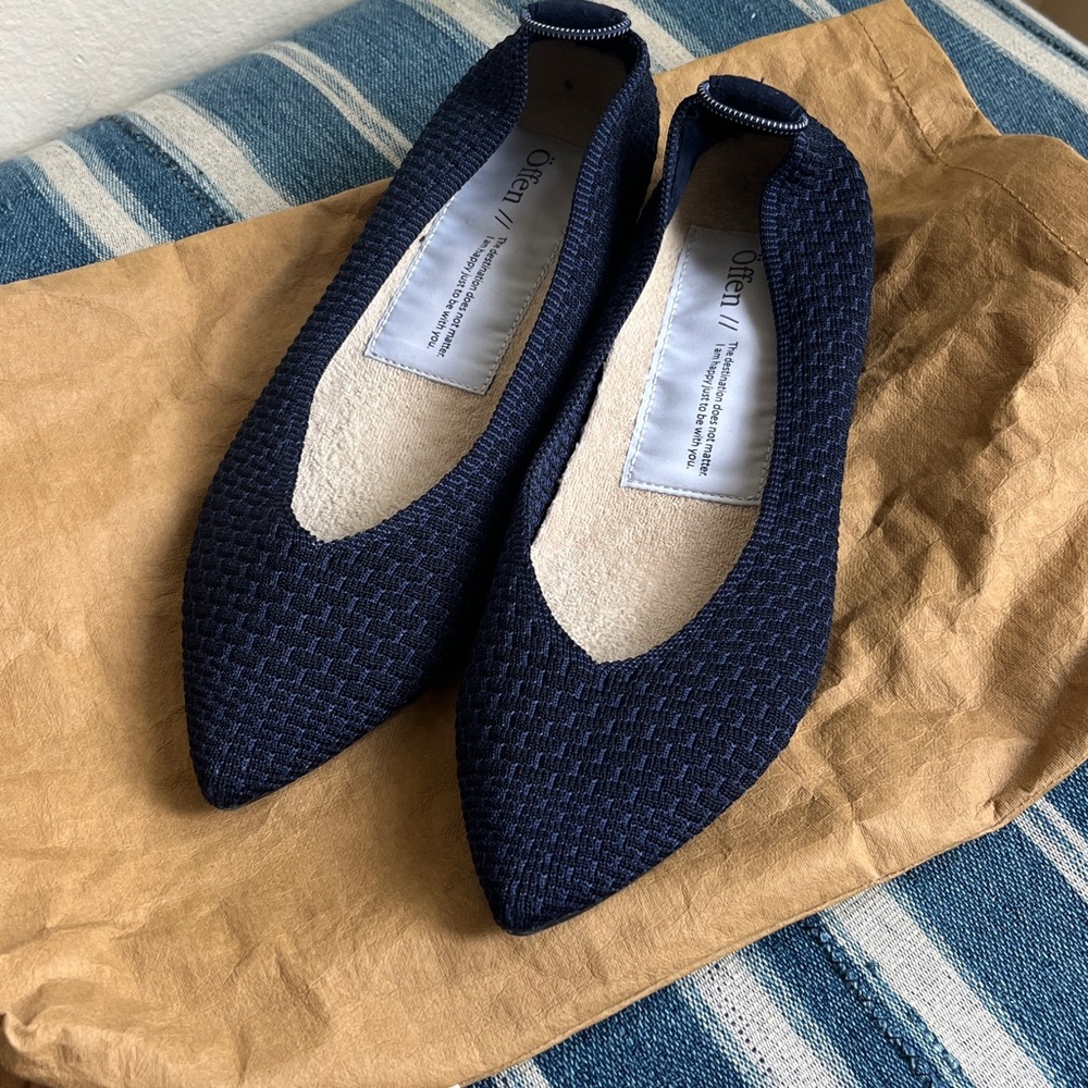 Navy Women's Flats
